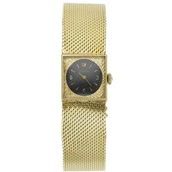 Longines Lady's 14k Gold Integral Bracelet Watch