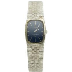 Omega Lady's White Gold Integral Bracelet Watch