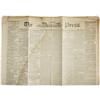 1858 Press- Newspaper Lincoln-Douglas Debate