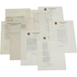 Lot of Five Signed Letter From Educators