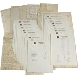 16 Invoices and Account Ledgers, 1790s-1820s