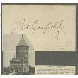 President James A. Garfield Signature