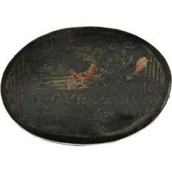 Handpainted Toleware Box "Love and Liberty".