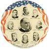 Image 1 : Large William McKinley Button With His Cabinet