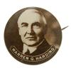 Image 1 : Warren G. Harding: Sepia Campaign Pin