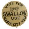 Image 1 : Silas Swallow: Prohibition Candidate 1 1/4" Pin