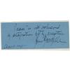 Image 1 : John Foster Dulles Autograph Quote Signed