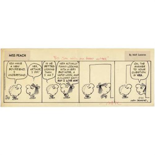 Mel Lazarus Miss Peach Daily Comic Strip