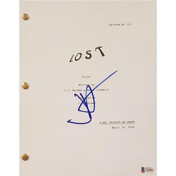 JJ Abrams Autographed Signed Script Cover