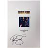Image 1 : Iron Man Robert Downey Jr Signed Script Cover