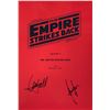 Image 1 : Star Wars Empire Strikes Back Signed Script Cover