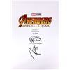 Image 1 : Robert Downey Jr Autograph Signed Avengers Infinity War Script Cover