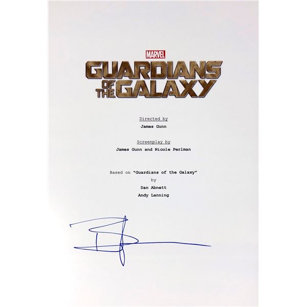 Bradley Cooper Autograph Signed Guardians of The Galaxy Vol 1 Script Cover