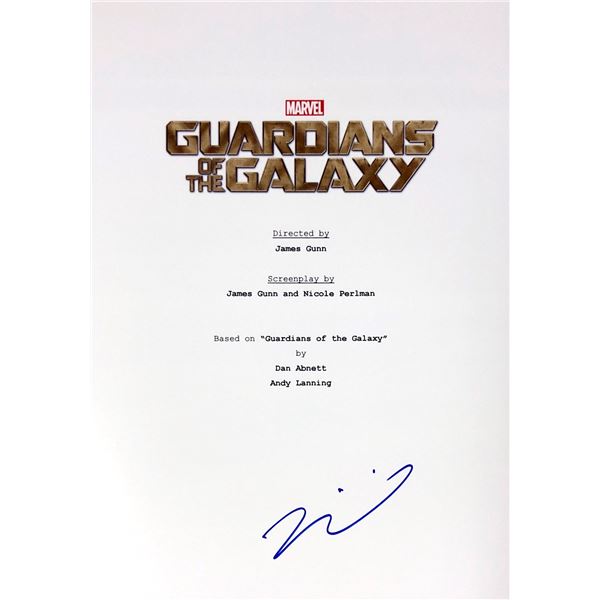 Vin Diesel Autograph Signed Guardians of The Galaxy Vol 1 Script Cover