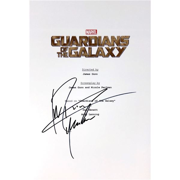 Michael Rooker Autograph Signed Guardians of The Galaxy Vol 1 Script Cover