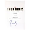 Image 1 : Robert Downey Jr Autograph Signed Iron Man Script Cover