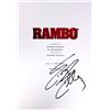 Image 1 : Sylvester Stallone Autograph Signed Rambo Script Cover