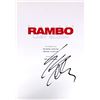 Image 1 : Sylvester Stallone Autograph Signed Rambo Script Cover