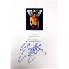 Image 1 : Sylvester Stallone Autograph Signed Rocky Script Cover