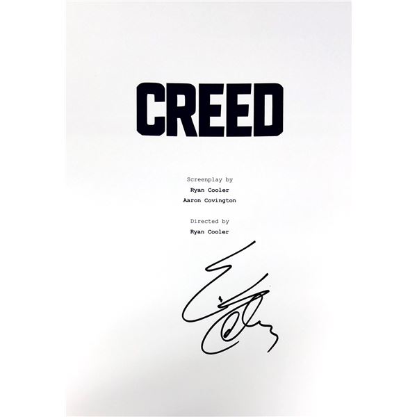 Sylvester Stallone Autograph Signed Rocky Script Cover