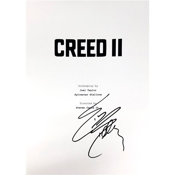 Sylvester Stallone Autograph Signed Rocky Script Cover