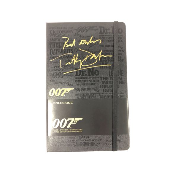 Timothy Dalton Autograph Signed James Bond 007 Litmited Notebook