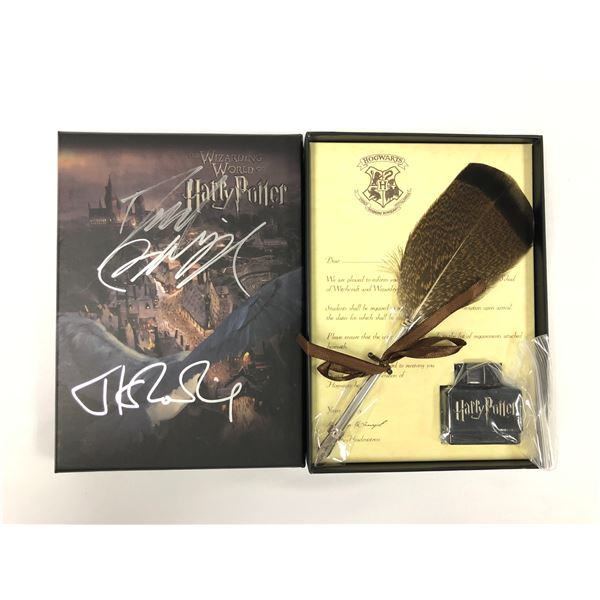 Daniel Radcliffe JK Rowling Autograph Signed Pen Set