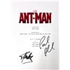 Image 1 : Paul Rudd Autograph Signed Antman Script Cover