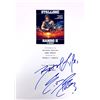 Image 1 : Sylvester Stallone Autograph Signed Rambo Script Cover