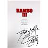 Image 1 : Sylvester Stallone Autograph Signed Rambo Script Cover