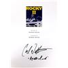 Image 1 : Carl Weathers Autograph Signed Rocky Script Cover