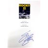 Image 1 : Sylvester Stallone Autograph Signed Rocky Script Cover