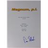 Image 1 : Magnum PI Script Cover Signed Tom Selleck