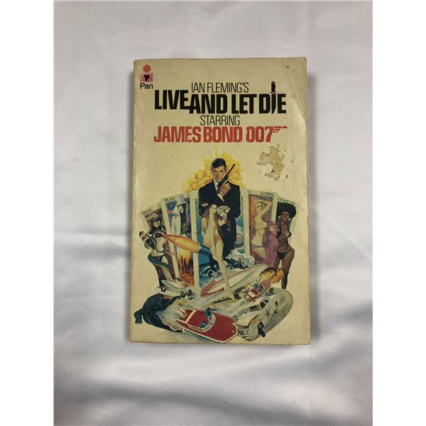 Autograph Signed James Bond Book Roger Moore