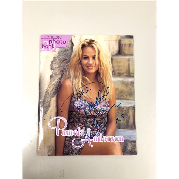 Autograph Signed Pamela Anderson Picture Book