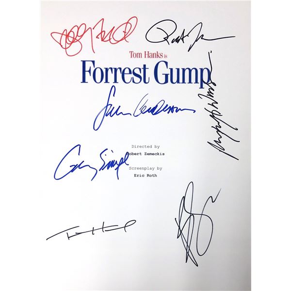 Autograph Signed Forrest Gump Script Cover