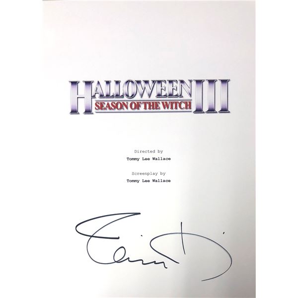 Autograph Signed Halloween Script Cover