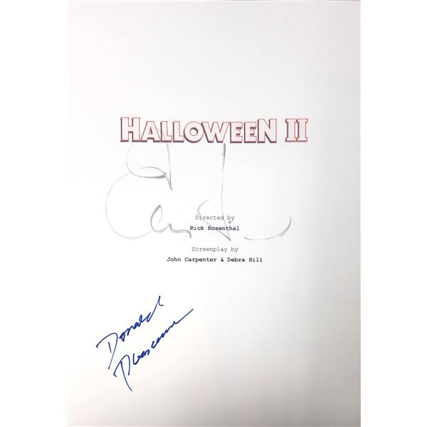 Autograph Signed Halloween Script Cover