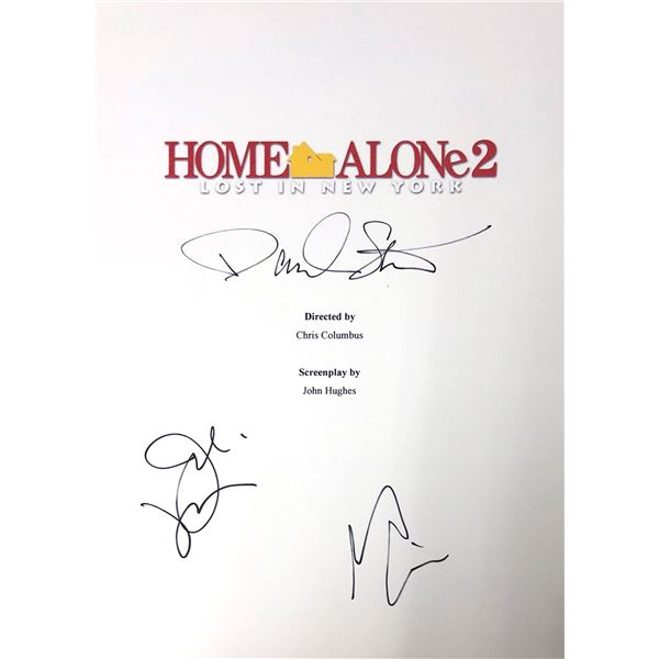 Autograph Signed Home Alone Script Cover