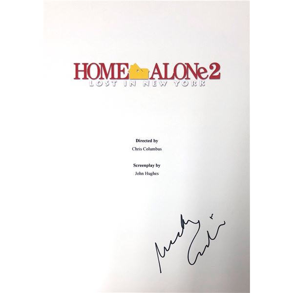 Autograph Signed Home Alone Script Cover