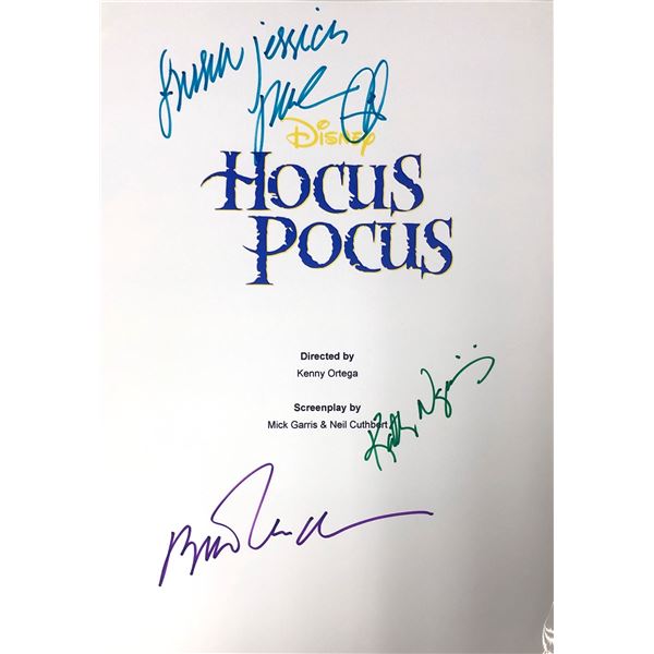 Autograph Signed Hocus Pocus Script Cover