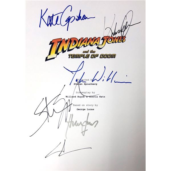 Autograph Signed Indiana Jones Script Cover