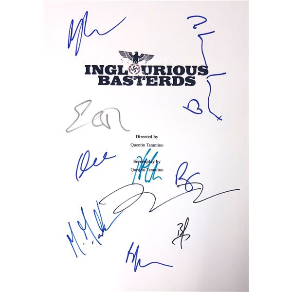 Autograph Signed Inglourious Basterds Script Cover