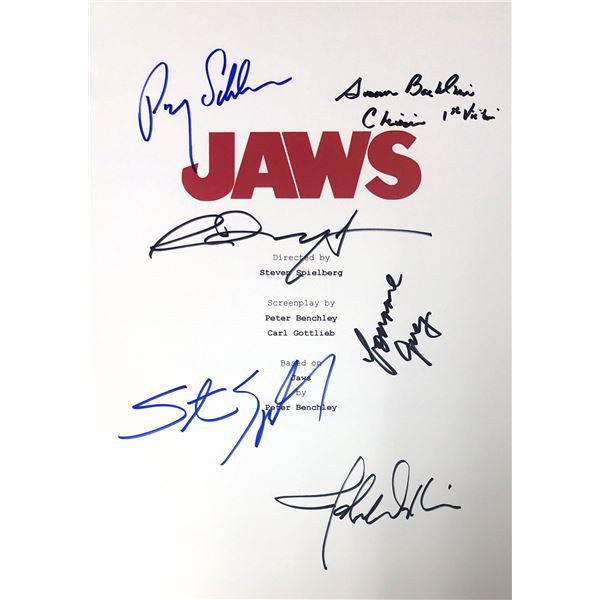 Autograph Signed Jaws Script Cover