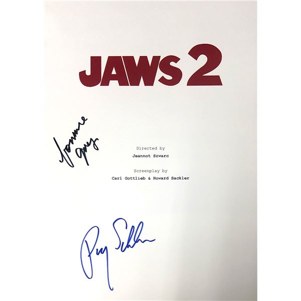 Autograph Signed Jaws 2 Script Cover