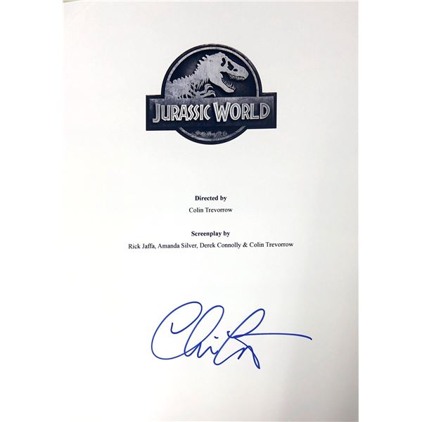 Autograph Signed Jurassic World Script Cover