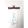 Image 1 : Autograph Signed Pirate of Caribbean Script Cover