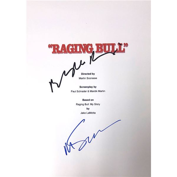 Autograph Signed Raging Bull Script Cover