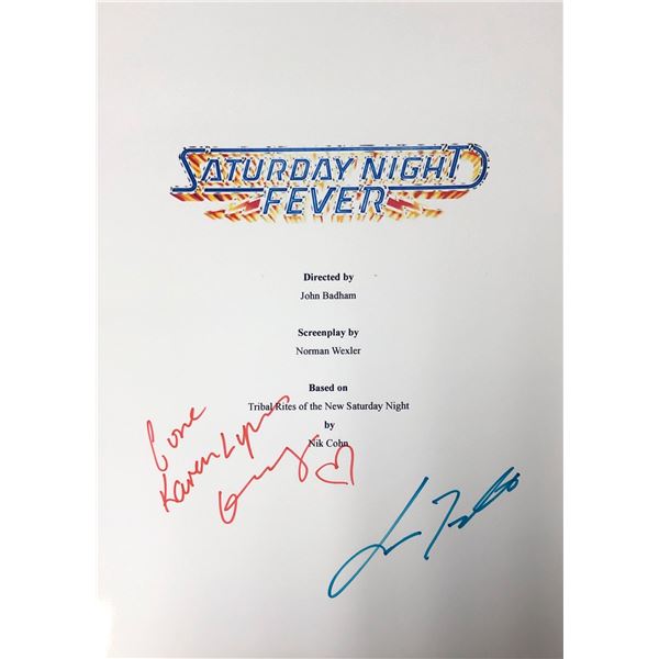 Autograph Signed Saturday Night Fever Script Cover