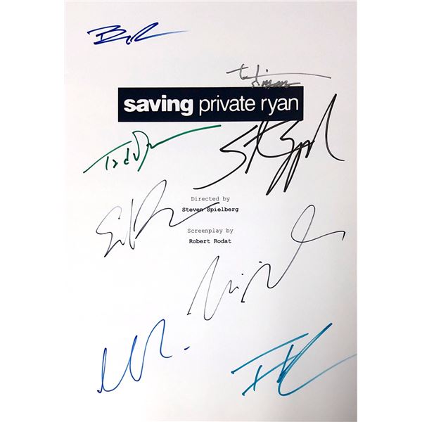 Autograph Signed Saving Private Ryan Script Cover